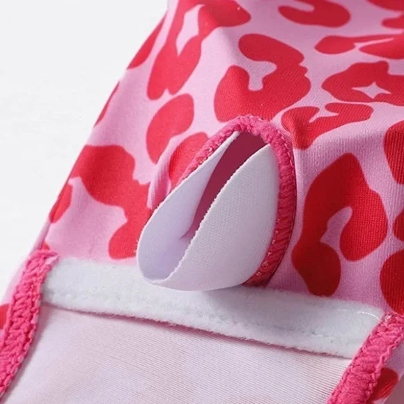 Red and Pink Leopard High Waisted Bikini NWOT - Picture 4 of 8